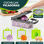 Cortador multifunción de Verduras 16 en 1 Mandolina de Cocina Profesional