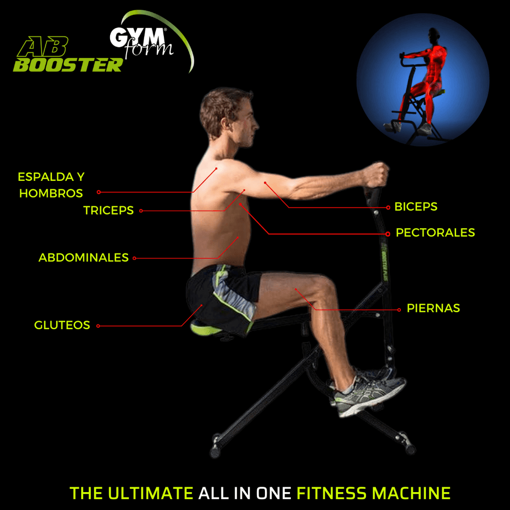 Equipo de Musculación y abdominales - AB Booster Plus
